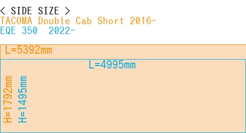 #TACOMA Double Cab Short 2016- + EQE 350+ 2022-